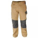 Kalhoty ochranné velikost M/50, bavlna+elastan, 270g/m2