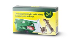 stanička deratizační na hlodavce 2v1