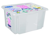 box úložný PRASÁTKO PEPPA 55,5x40x30cm,45l,s víkem PH