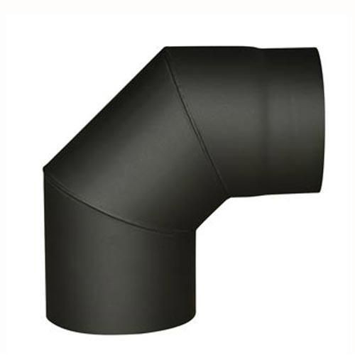 koleno kouřové 120mm/90st.t.1,5mm černé