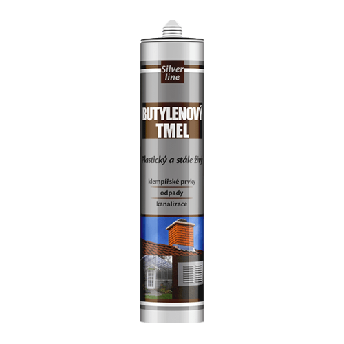 Butylenový tmel Silver Line 310 ml šedá
