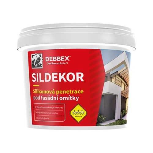 Silikonová penetrace SILDEKOR 10 l bílá