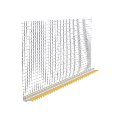 Okenní profily pro zateplovací systémy s tkaninou 6 x 100 mm, délka 2,4 m