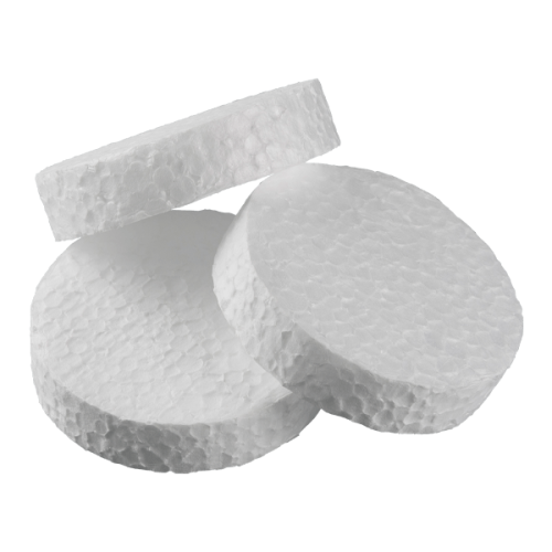 Zátka polystyrenová EPS bílá Ø 70 mm × 15 mm bílá