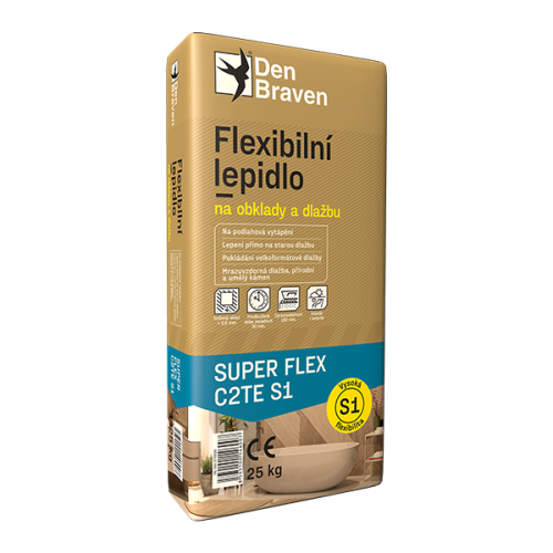 Flexibilní lepidlo na obklady a dlažbu SUPER FLEX C2TE S1