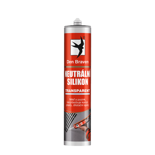 Neutrální silikon 280 ml kartuše transparentní