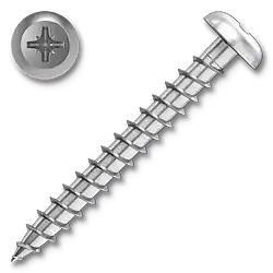 Vrut univerzální 4,0x45 PHH PZ2 ZB závit celý půlkul. hlava