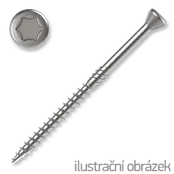 vrut terasový 5x40 ZH TX25 A4 nerez