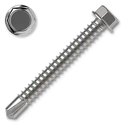 Šroub samovrtný TEX 6,3x45 ZB šestihran.hlava DIN7504K