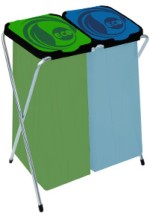 stojan na tříděný odpad  ECO-GLOBE 2 66x42x81cm