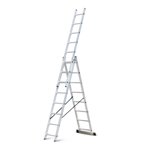 Žebřík hliníkový třídílný 3x12 Procraft PLA3.788 | PLA3.788