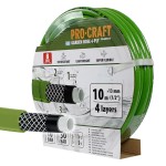 Zelená zahradní hadice Procraft PR-4GH1310 4 vrstvy, 1/2” 10 m | PR-4GH1310