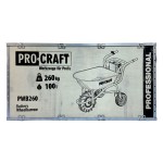 aku kolečko PWB 260 Procraft
