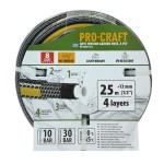 zahradní hadice 1/2” 25m černo-žlutá PR-4KAT1310 Procraft