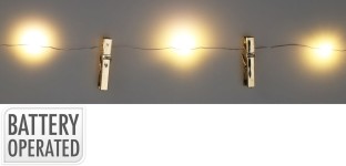 osvětlení vánoční  2m, 20LED S KLIPEM (10ks)