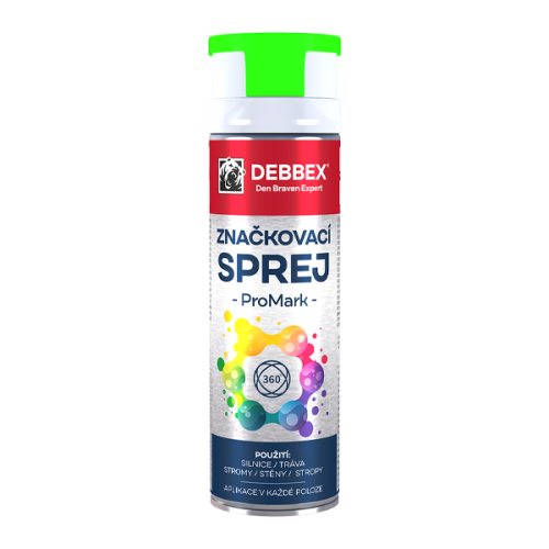 Značkovací sprej PRO MARK 500 ml aerosolový sprej zelená