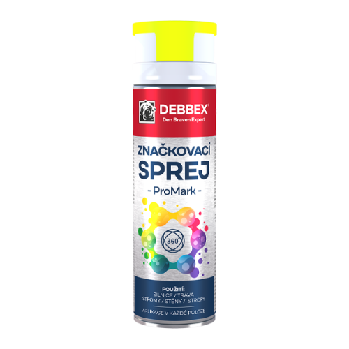 Značkovací sprej PRO MARK 500 ml aerosolový sprej žlutá