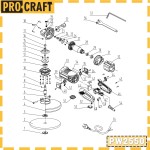 Bruska úhlová Procraft PW2550 | PW2550
