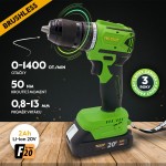 Aku vrtací šroubovák Procraft SPA18LiN se sadou bitů BS-32 | SPA18LiN/BS-32