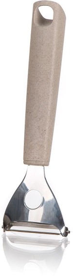 škrabka 19x5,4cm s příč.čepelí NATURAL nerez/PP