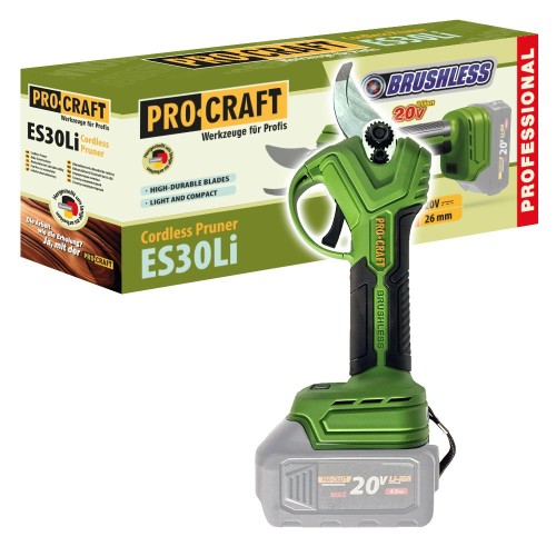 Aku nůžky na větve Procraft ES30Libb (bez baterie a nabíječky) | ES30Libb