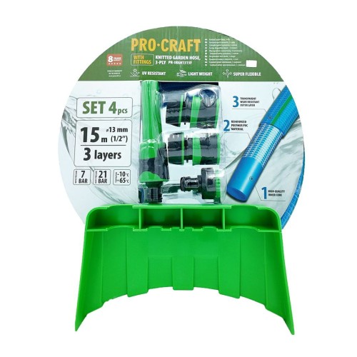 zahradní hadice 1/2” 15m 3 vrstvy modrá PR-3KGH1315F Procraft