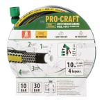 zahradní hadice 1/2” 10m černo-žlutá s příslušenstvím PR-4KAT1310 Procraft