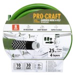 zahradní hadice 3/4” 25m 4 vrstvy zelená PR-4GH1925F Procraft
