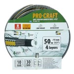 zahradní hadice 1/2” 50m černo-žlutá PR-4KAT1310 Procraft