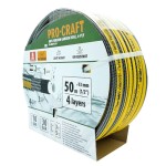 zahradní hadice 1/2” 50m černo-žlutá PR-4KAT1310 Procraft