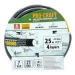 zahradní hadice 3/4” 25m černo-žlutá PR-4KAT1310 Procraft