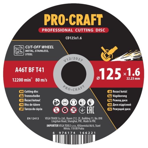 flex CD 125x1,6 Procraft