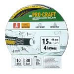 zahradní hadice 1/2” 15m černo-žlutá PR-4KAT1310 Procraft