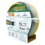 zahradní hadice 1/2” 15m černo-žlutá PR-4KAT1310 Procraft