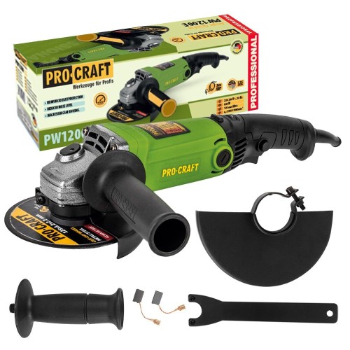 bruska úhlová 125mm s regulací otáček PW1200E Procraft