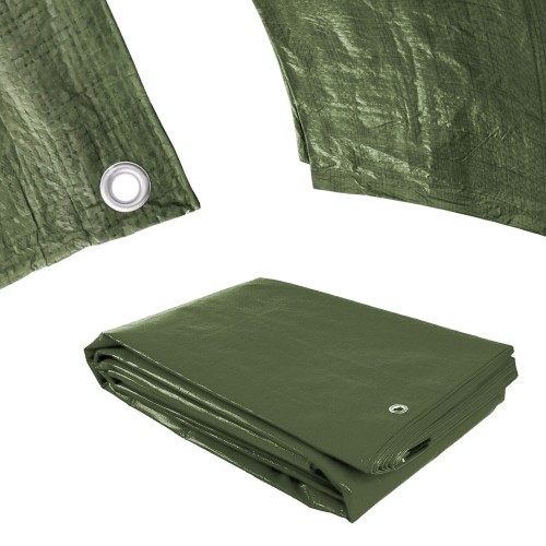 plachta GT 3x4 120g/m2 s oky nepromokavá  zelená Procraft