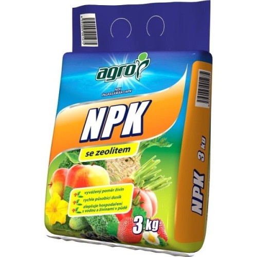hnojivo NPK 3kg AGRO