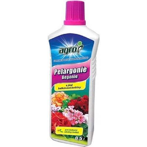 kap. hnojivo pro muškáty 0,5l AGRO