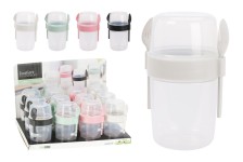 dóza na svačinu kul. 1,1l + příbor PH mix barev