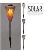 lampa solární pr. 7,5cm, v.46,5cm LED PP mix barev mat.
