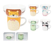 sada dětská 2díl.(hrnek,miska) porcelánová mix dekorů