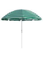 slunečník 230cm ZE/BÍ PRUHY