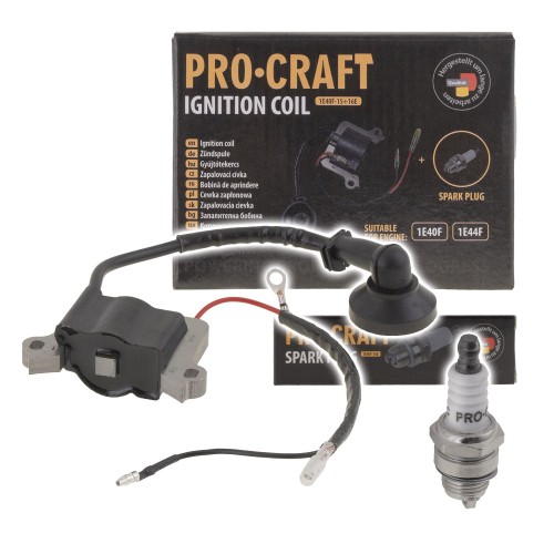 Cívka zapalování + svíčka 1E40F/44F PROCRAFT | 1E40F-15+16E