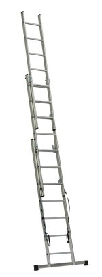 žebřík Al un. 3d.  7př. 1,91/3,99m VHR SSTS 3x7 nosnost 150kg ELKO