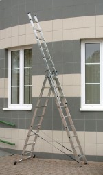 žebřík Al un. 3d.  9př. 2,43/5,29m VHR T 3x9 nosnost 150kg ELKOP