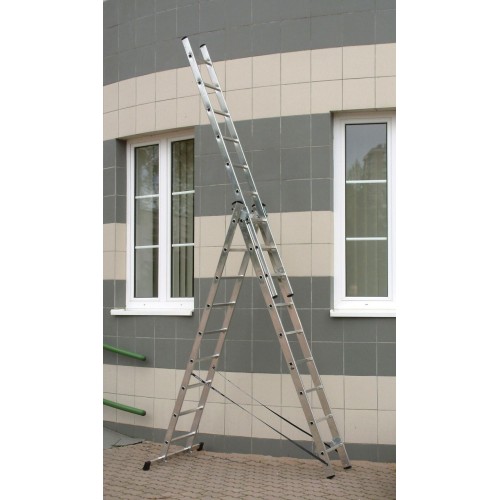 žebřík Al un. 3d.  9př. 2,43/5,29m VHR T 3x9 nosnost 150kg ELKOP