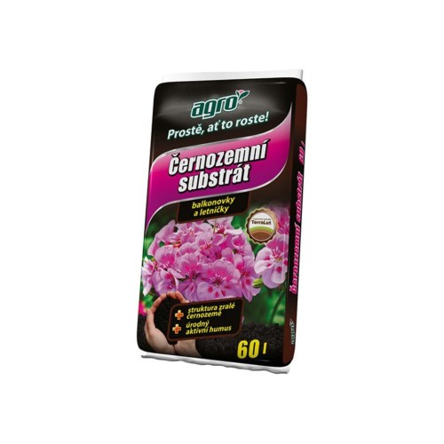 sub. černozem pro balkonové rostliny 60L Agro