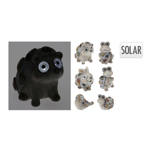 dekorace zahradní ZVÍŘÁTKA LED, solární, polyresin, mix 6 druhů