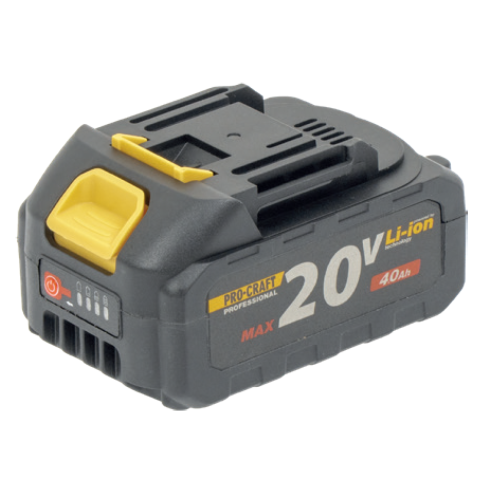Baterie akumulátorová 20V Li-ion, 4000mAh Procraft 20/4 ATA-40B | 20/4 ATA-40B