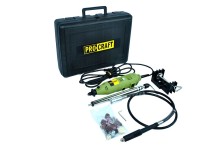 Přímá bruska Procraft PG400 + GK‑418 s ohebným nástavcem a příslušenstvím | SPG400/GK-418